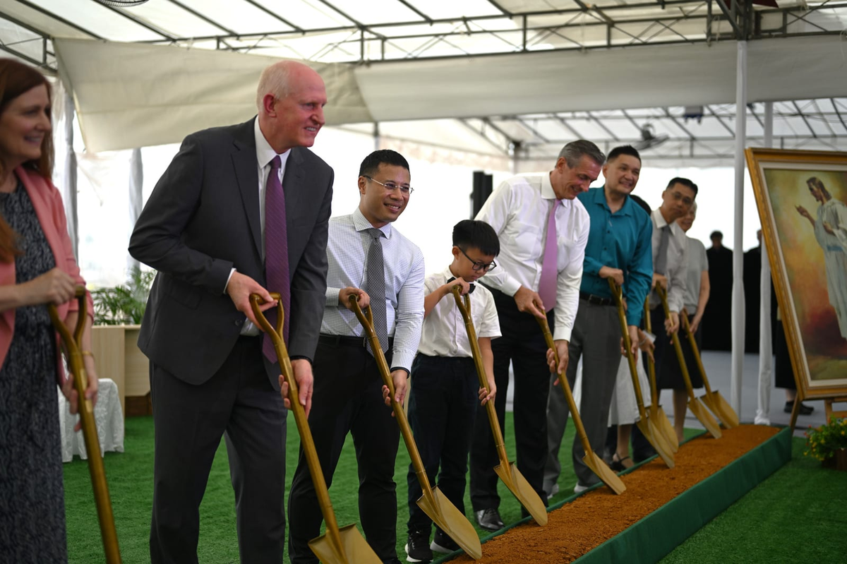Ground broken for the Singapore Temple